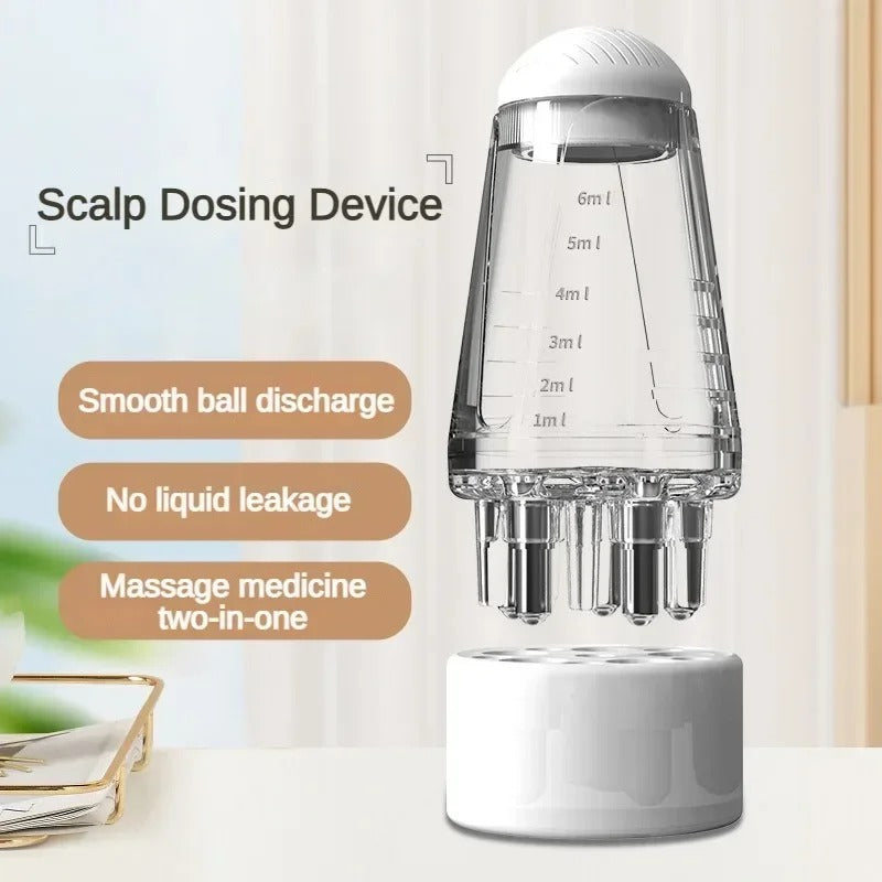 Oil Scalp Applicator Guiding Massager