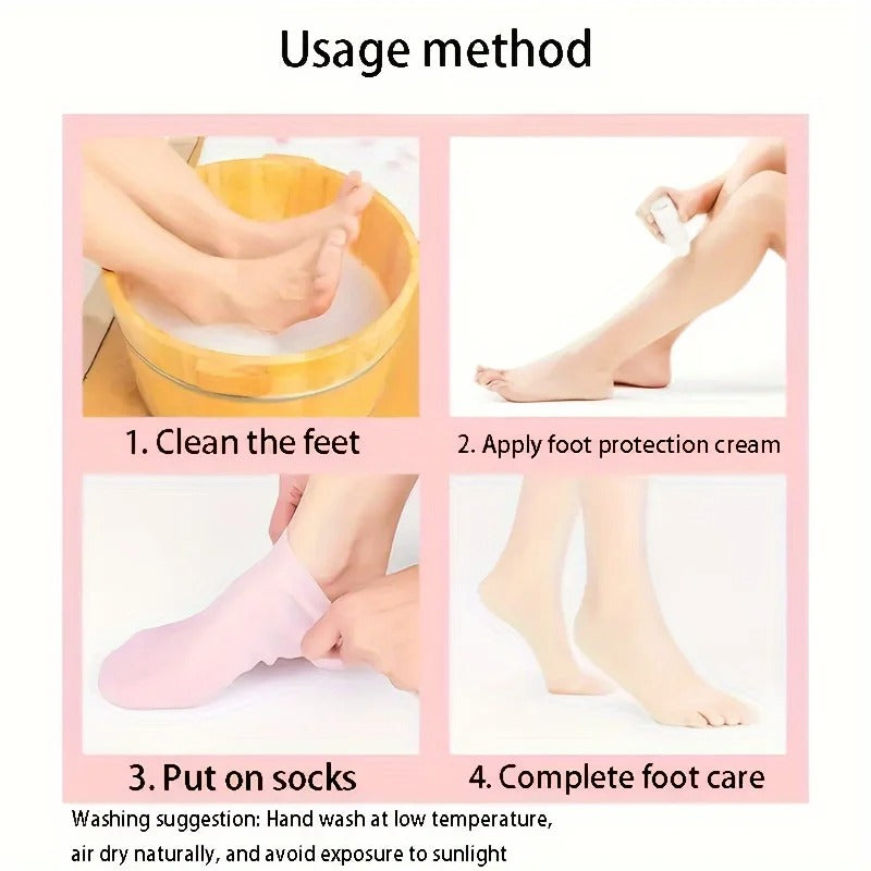 Silicone Moisturizing Socks