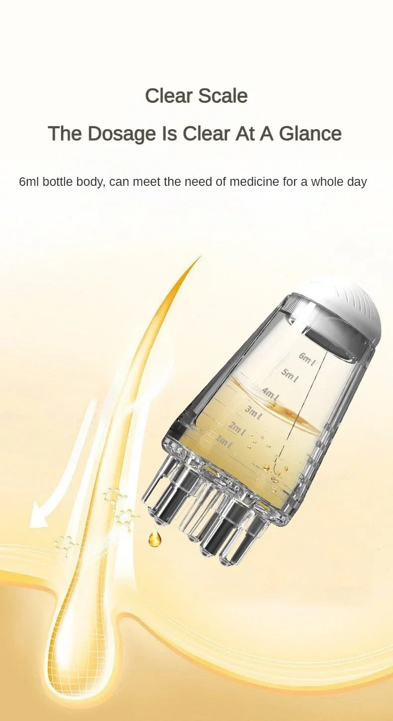 Oil Scalp Applicator Guiding Massager